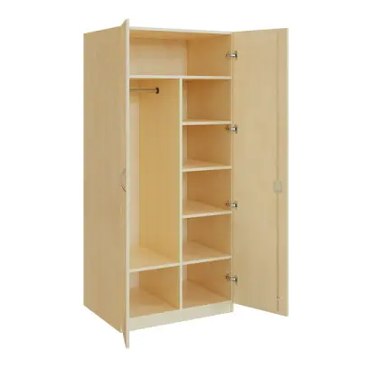 Q 23-80 skříň šatní, 2-dvéřová, 800x600x1800mm, bříza irská